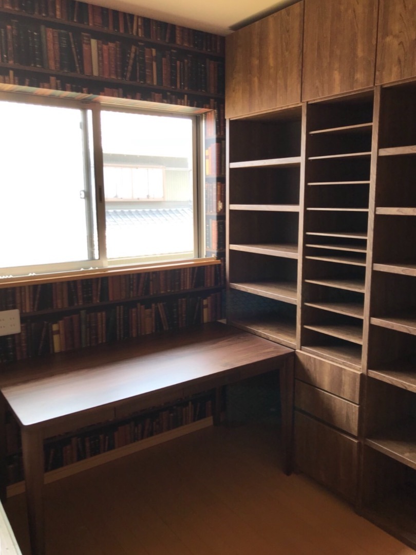 本棚の壁紙とインテリアパネル インテリアコーディネイターのブログ空間建築工房